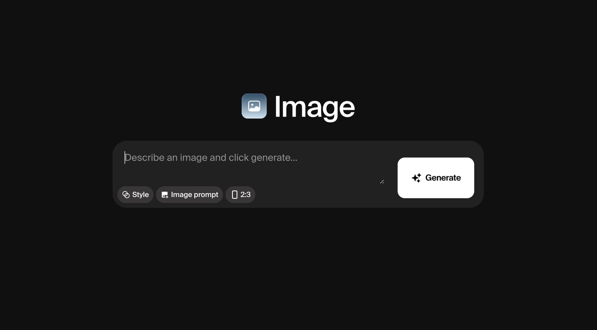 Krea.ai's interface, with a focus on text-based image generation