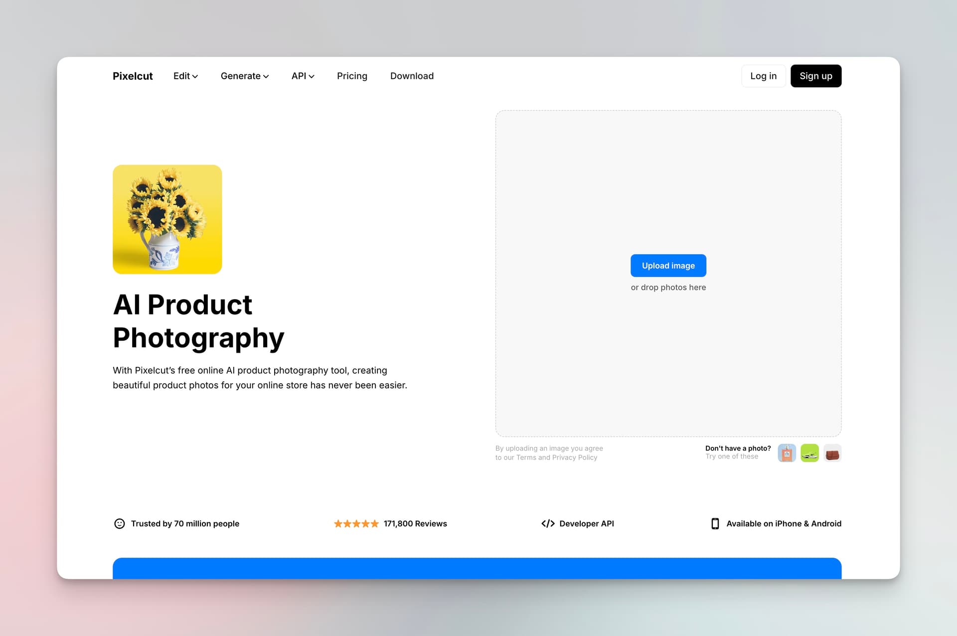 Pixelcut interface