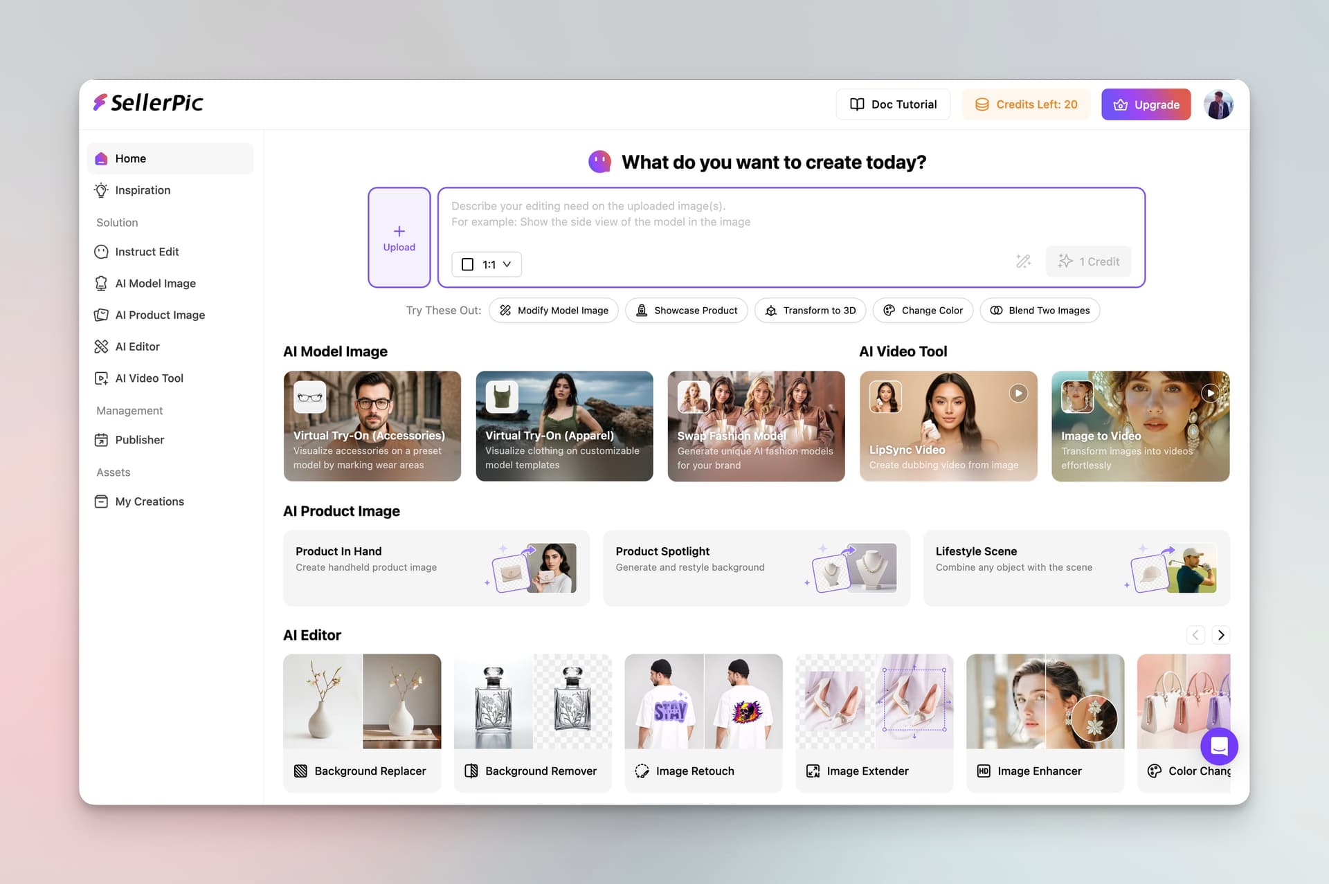 SellerPic interface