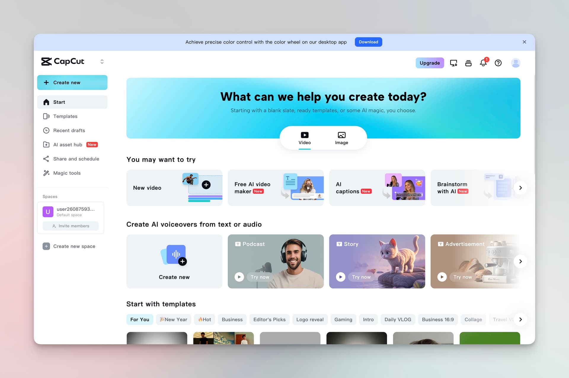 CapCut AI Video Maker