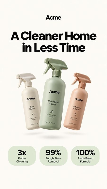 Group lineup ad example