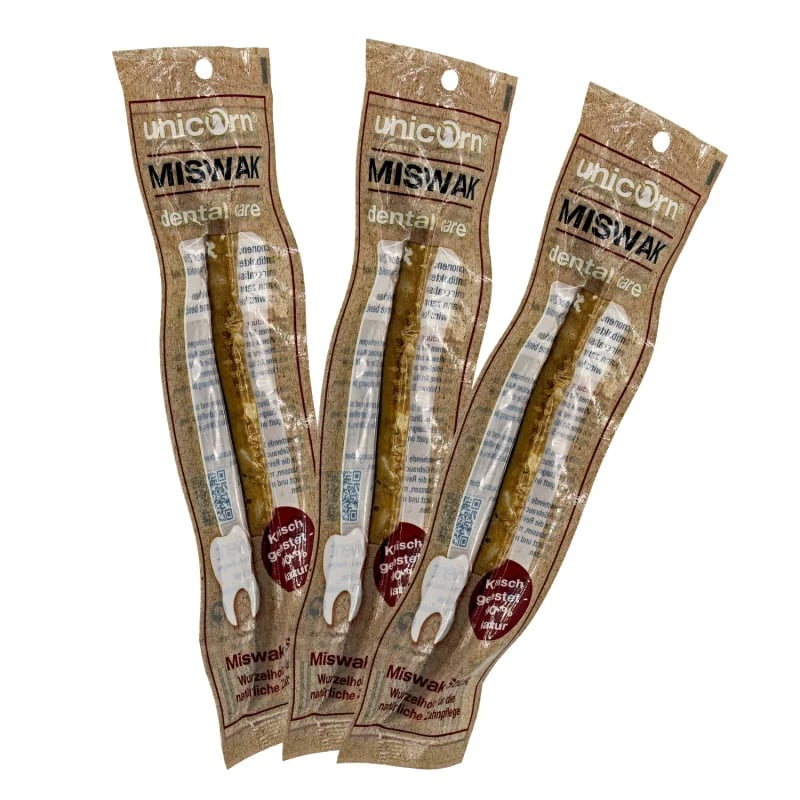 Original product image of unicorn® Miswak Zahnpflegeholz 3 Stück