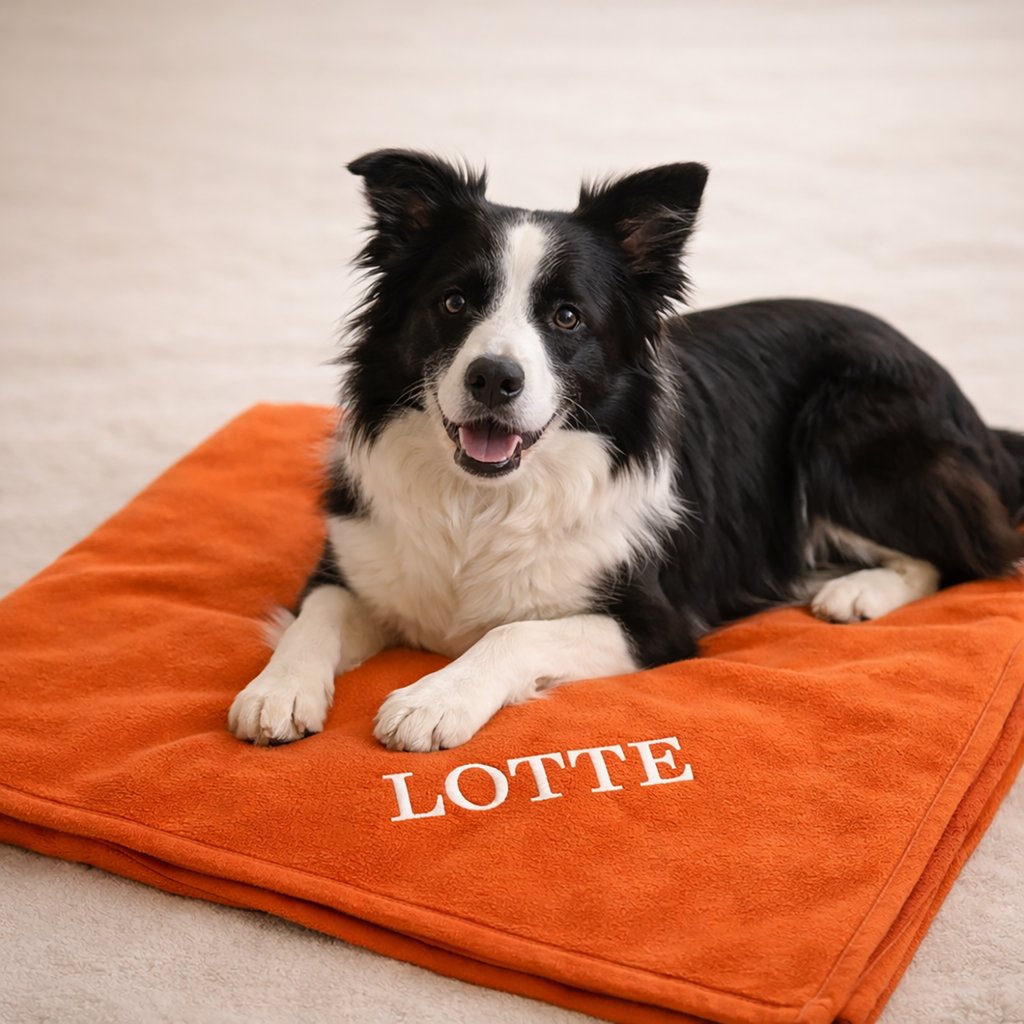 Original product image of PERSONALISIEREN: Kuscheldecke „Terracotta“ – Hygienisch, kochfest, hochwertig & personalisierbar - 3 Größen