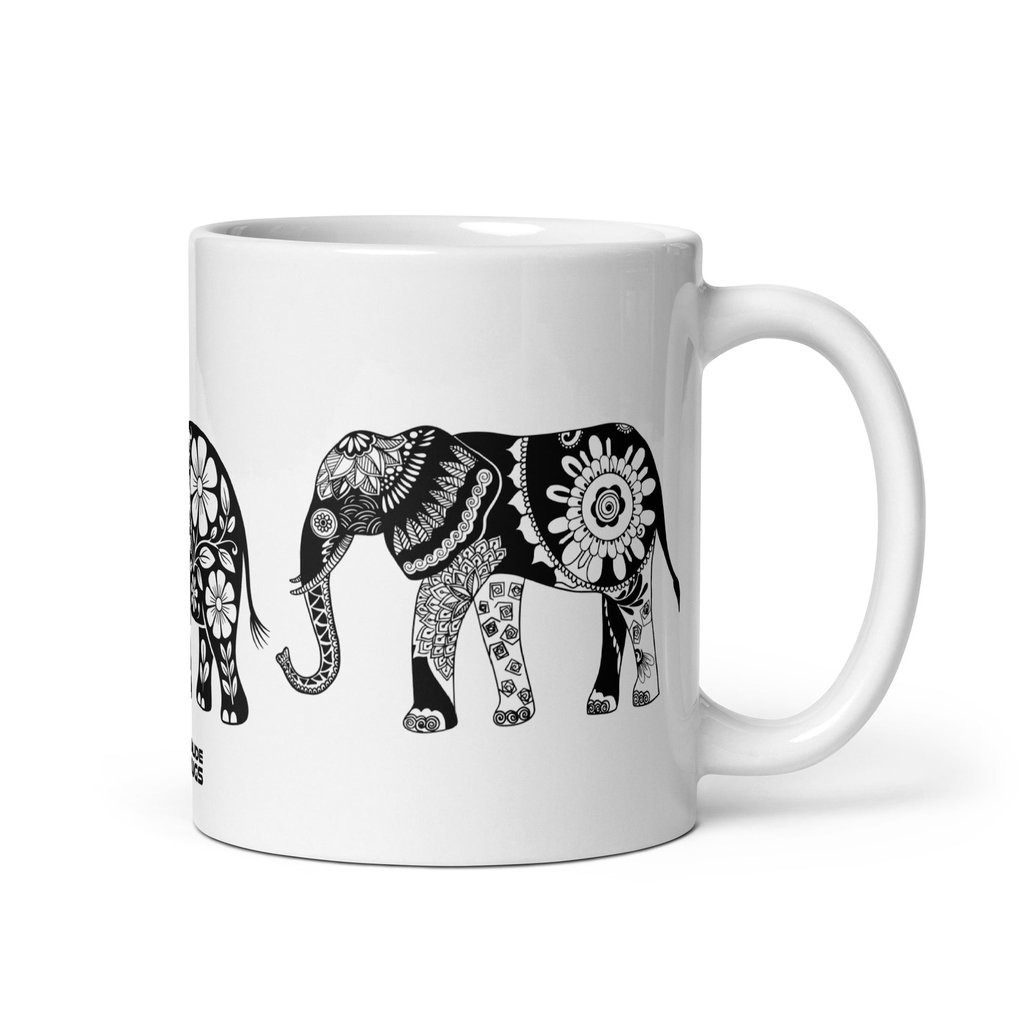 Original product image of Mug of Prancing Elephants