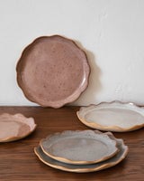 Original product image of Scalloped Handmade Stoneware Plates
