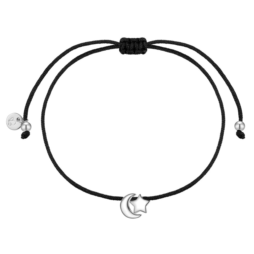 Original product image of Textil-Armband mit Mond/Sterne