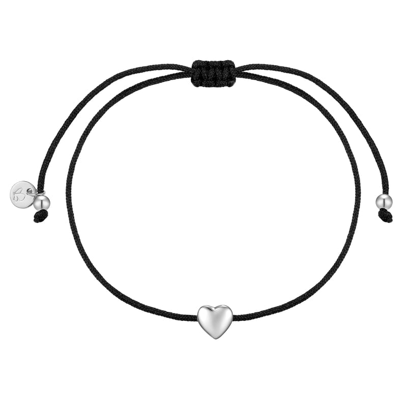Original product image of Textil-Armband mit Herz-Anhänger
