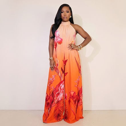 Original product image of Seraphina Floral Halter Neck Jumpsuit