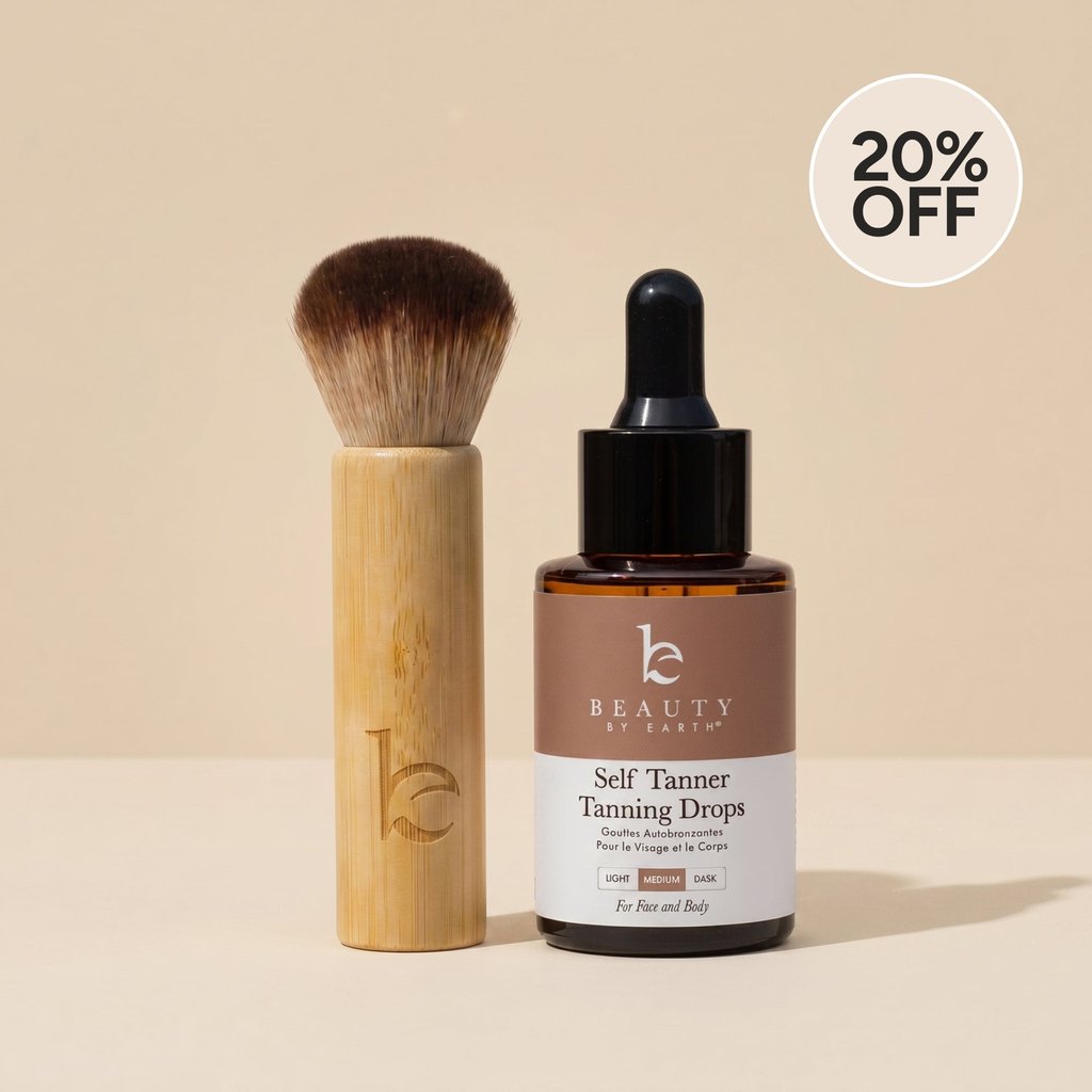 Original product image of Self Tanner Drops - Medium & Kabuki Brush Bundle (DEAL)