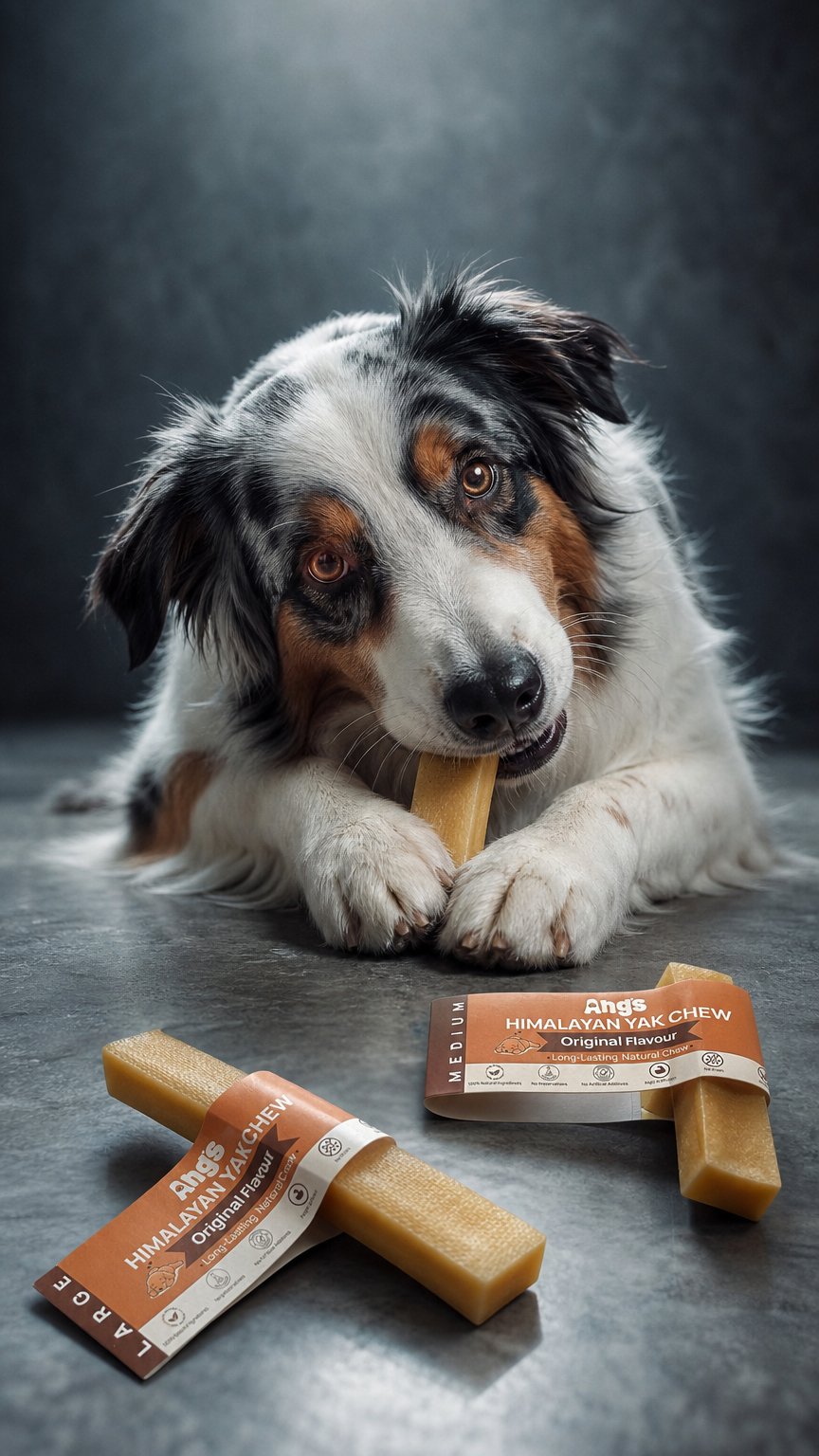 AI product shot of ANGS Natural Yak Chew