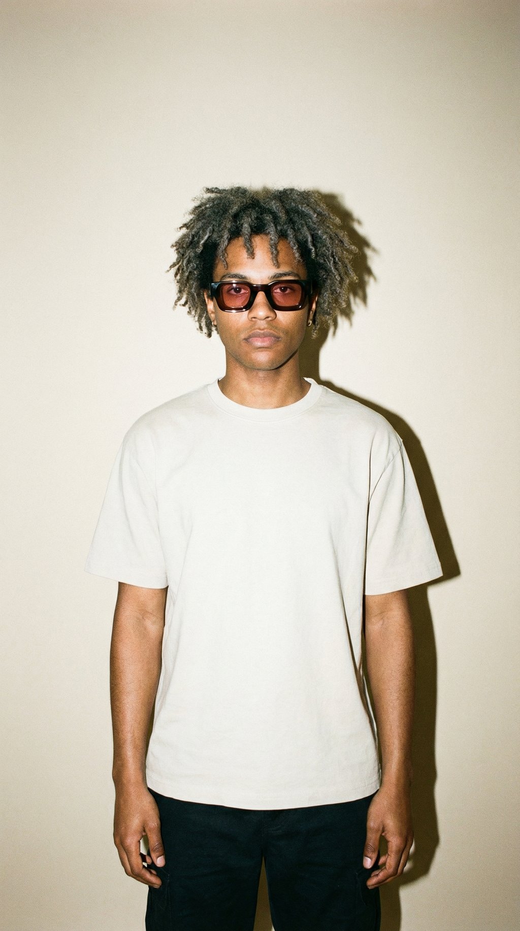 AI product shot of milk* eyewear Vincent Sunglasses - Rust , Rust lens