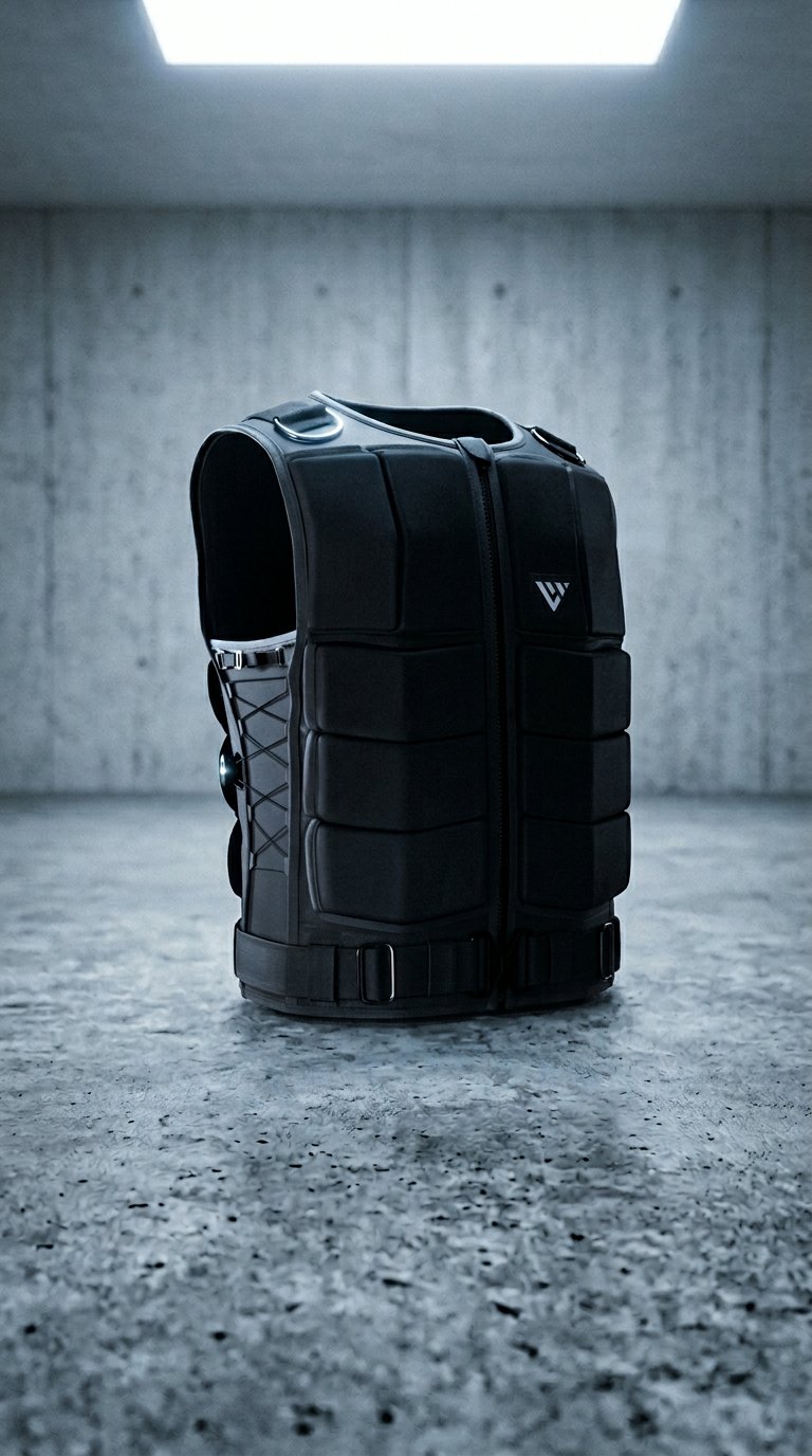 AI product shot of EVRVEST Weight Vest