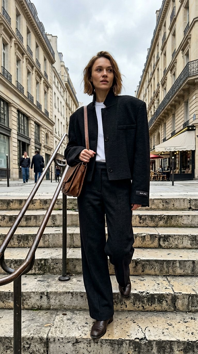 AI product shot of BIELU Blazer Black