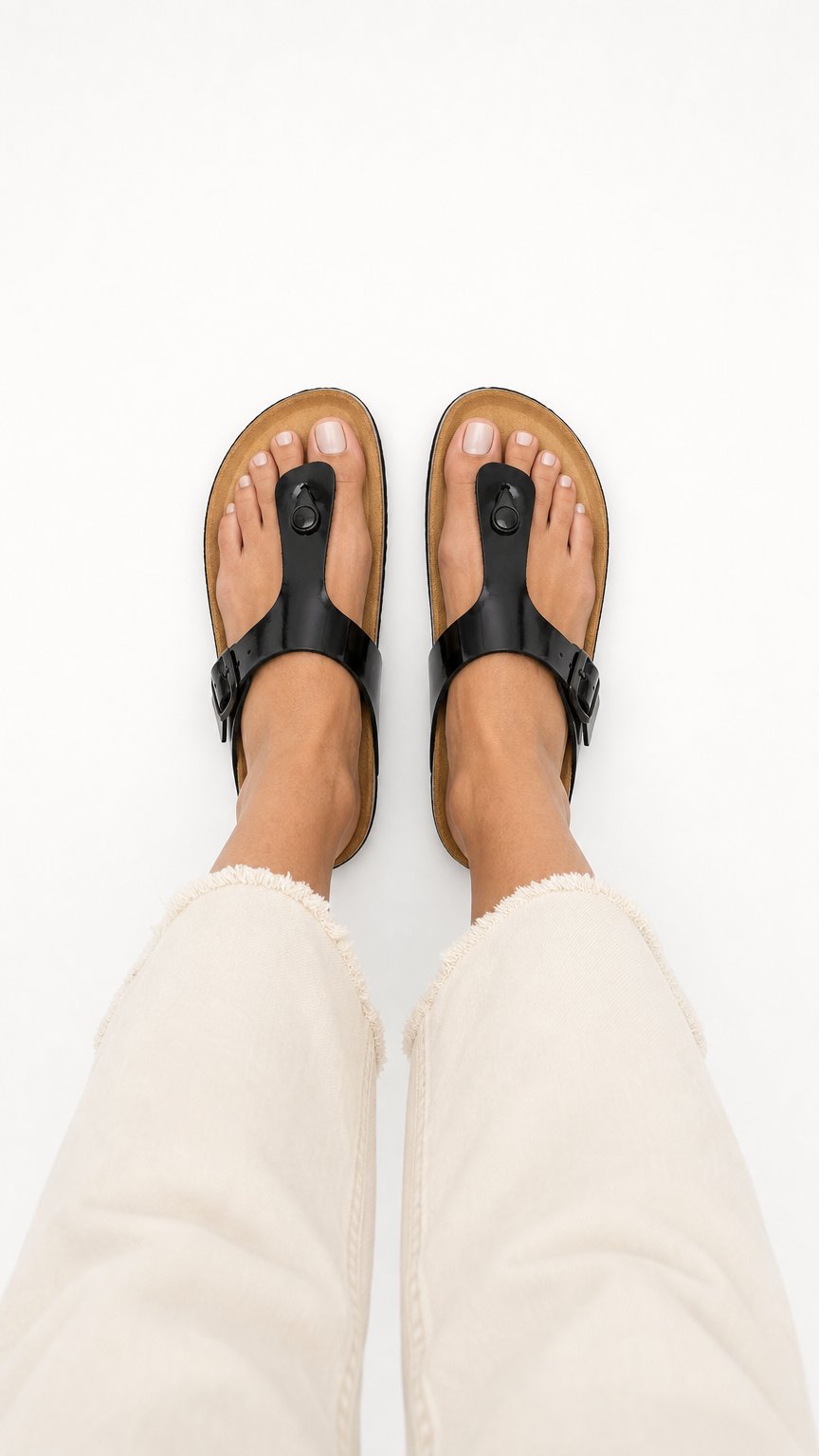AI product shot of Kos Lack Schwarz