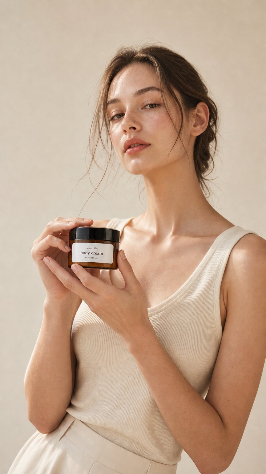 AI product shot of Body Cream