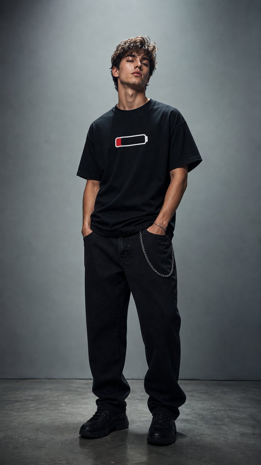 AI product shot of You Might Be Drunk – Graphic T-Shirt (Black) | BUZZED CO.