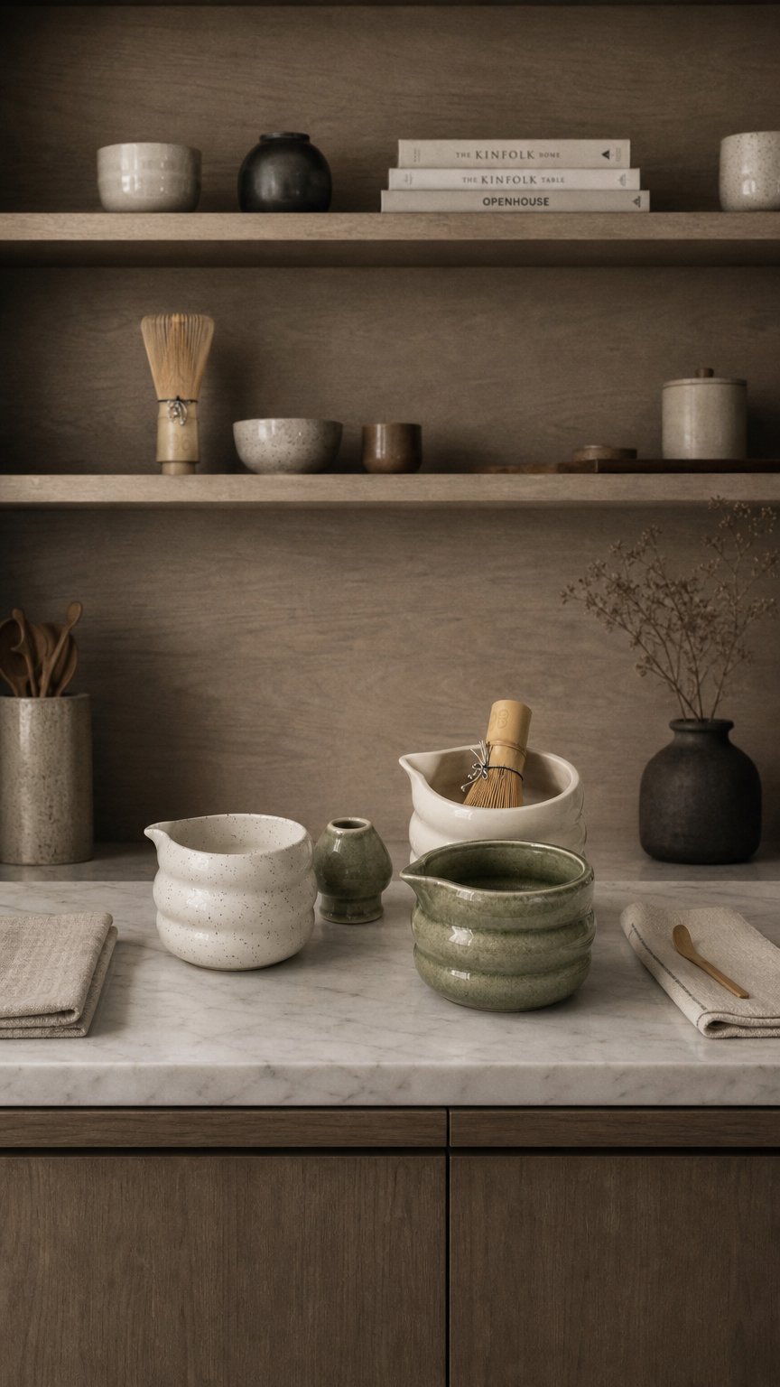 AI product shot of Cafe 86 Matcha Set