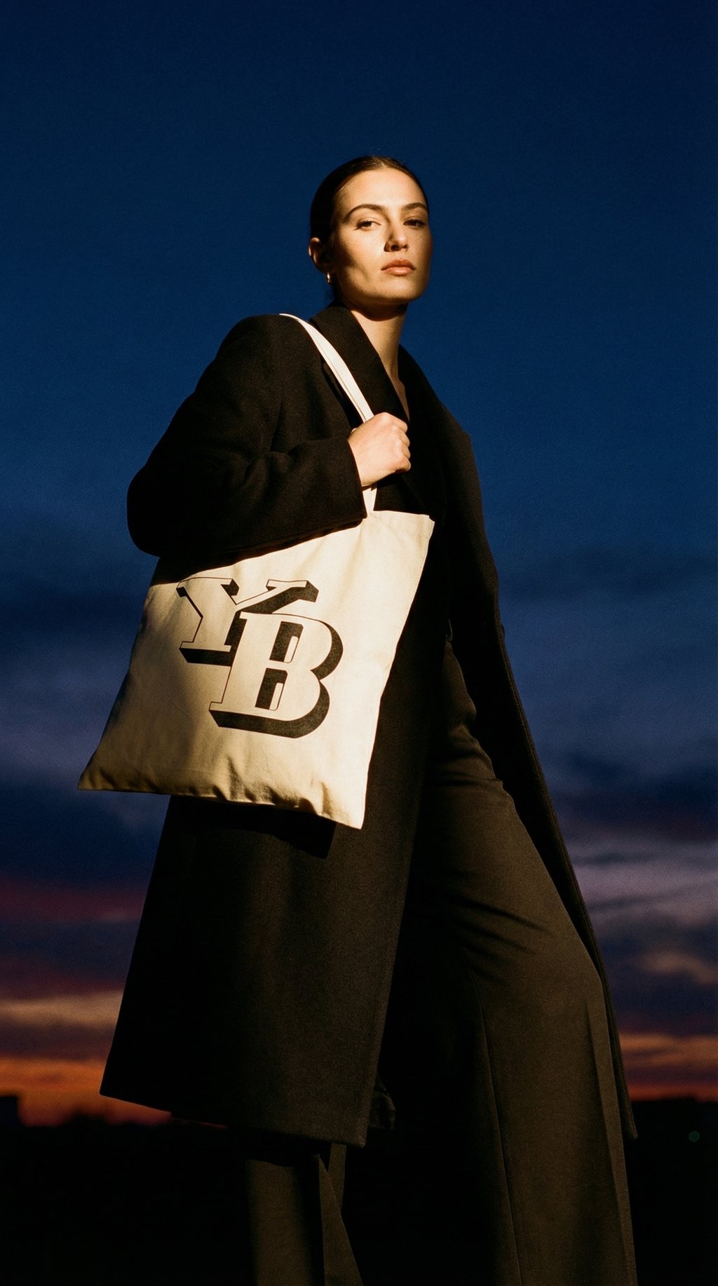 AI product shot of YB Baumwolltasche