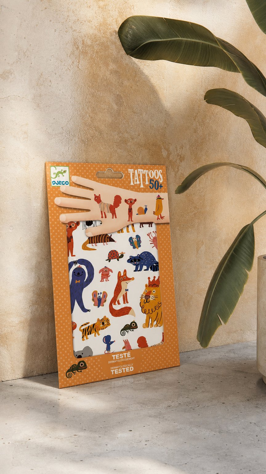 AI product shot of קעקועים - חיות מצחיקות