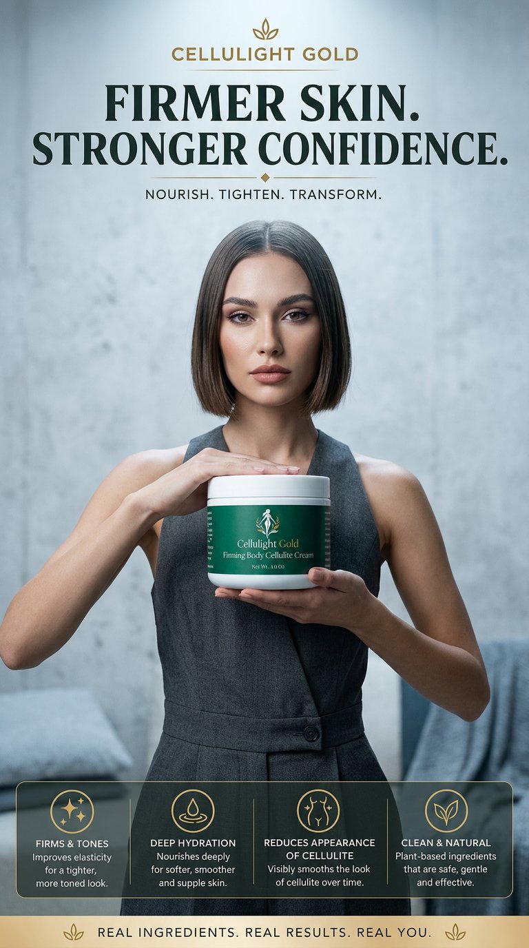 AI product shot of Cellulite Gold Cream