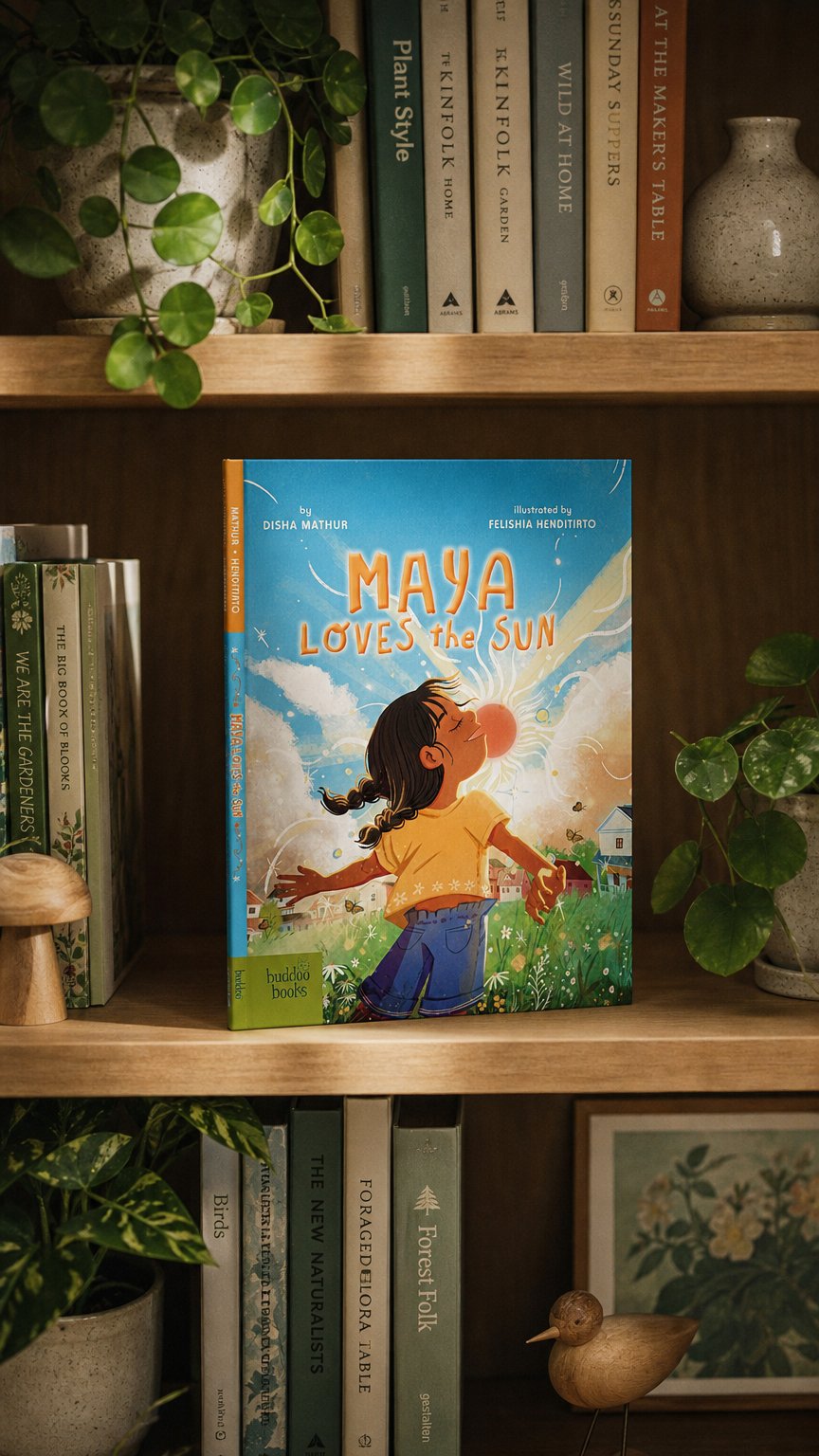 AI product shot of Maya Loves the Sun