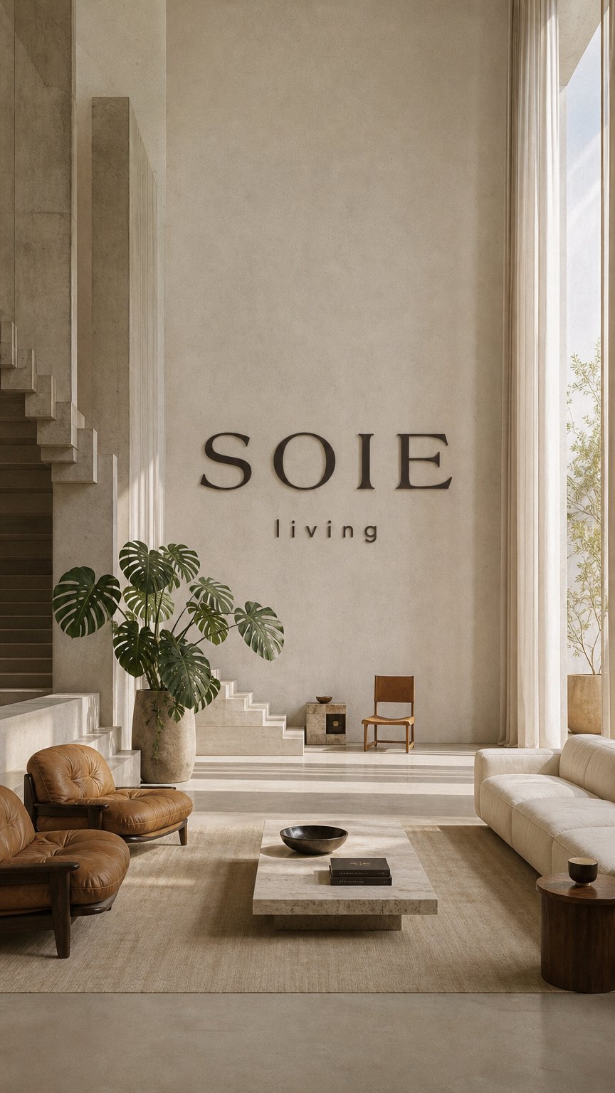 AI product shot of SOIE living