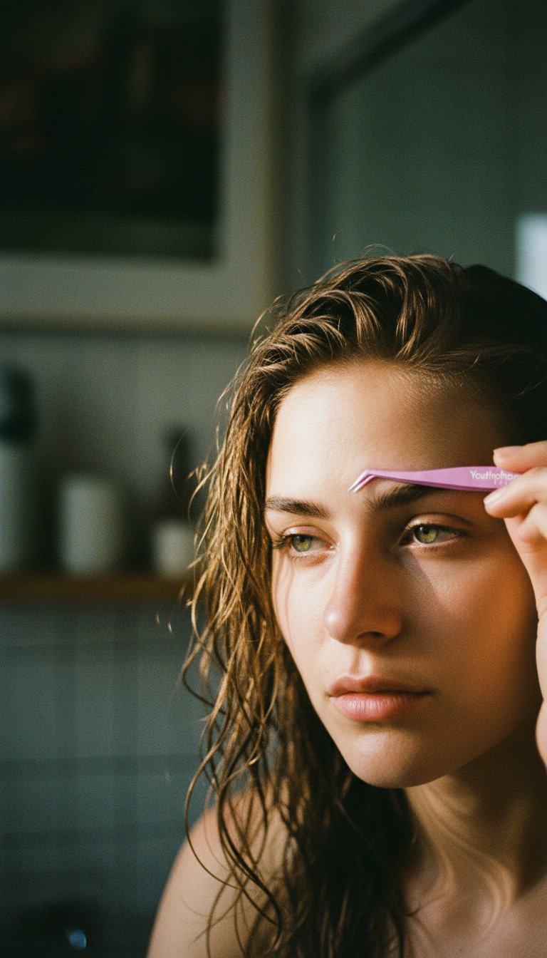 AI product shot of Precision Lash Applicator Tweezer