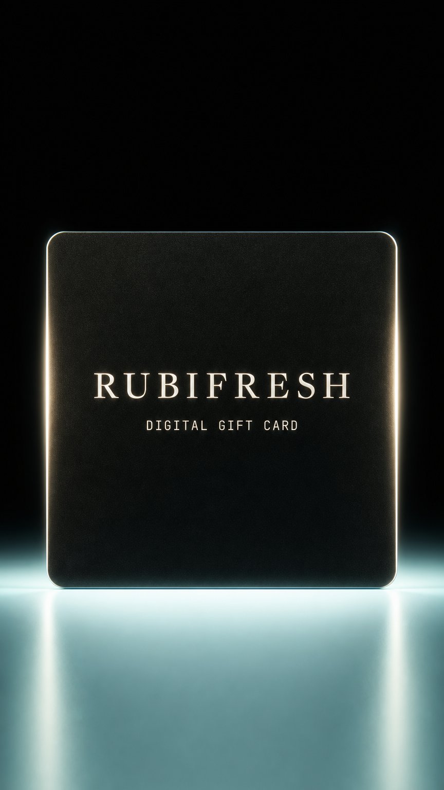 AI product shot of Gift Card