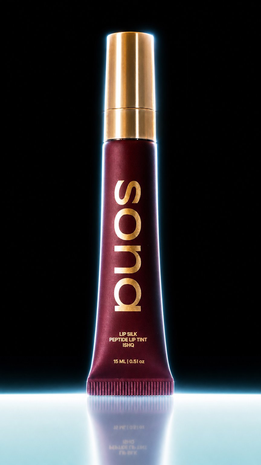 AI product shot of Lip Silk - Ishq