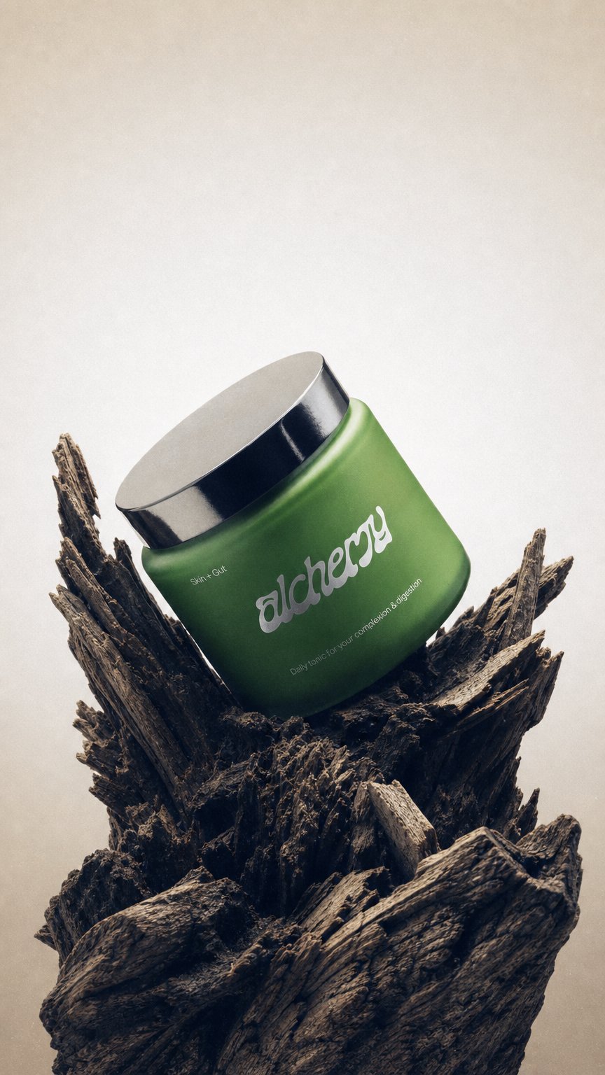 AI product shot of Skin + Gut