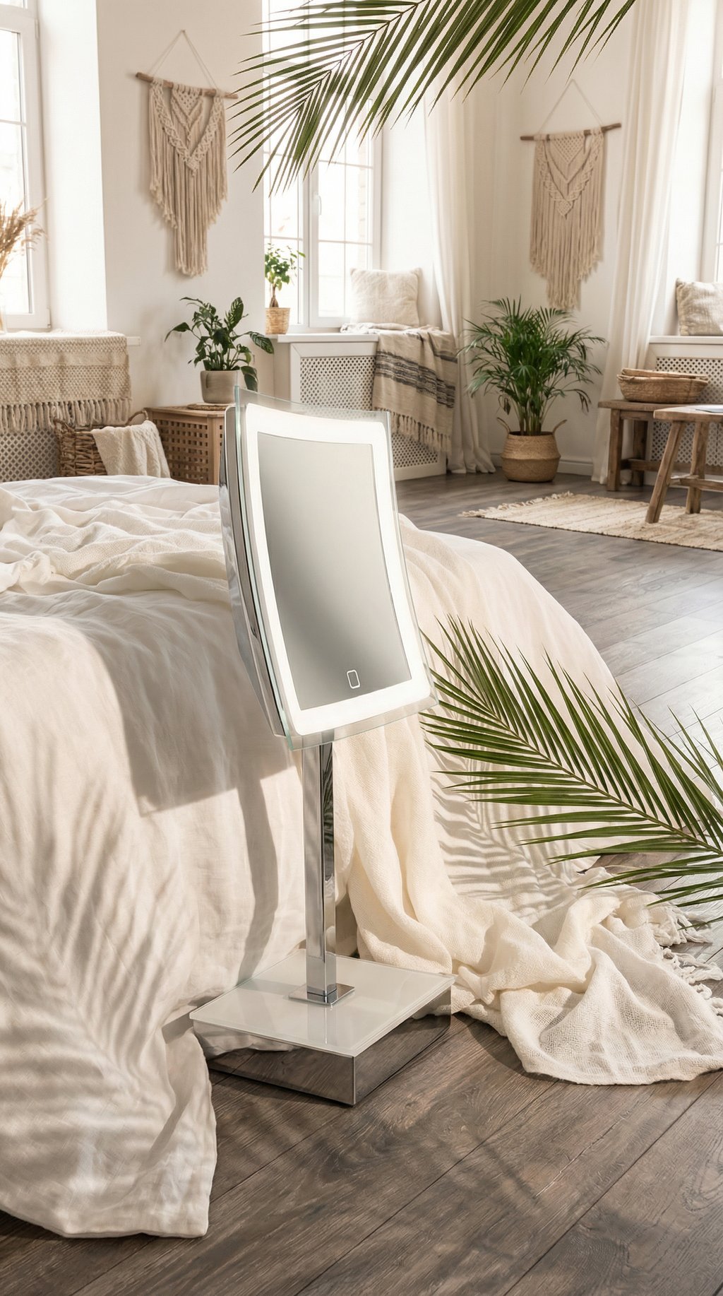 AI product shot of Single Sided LED Mirror