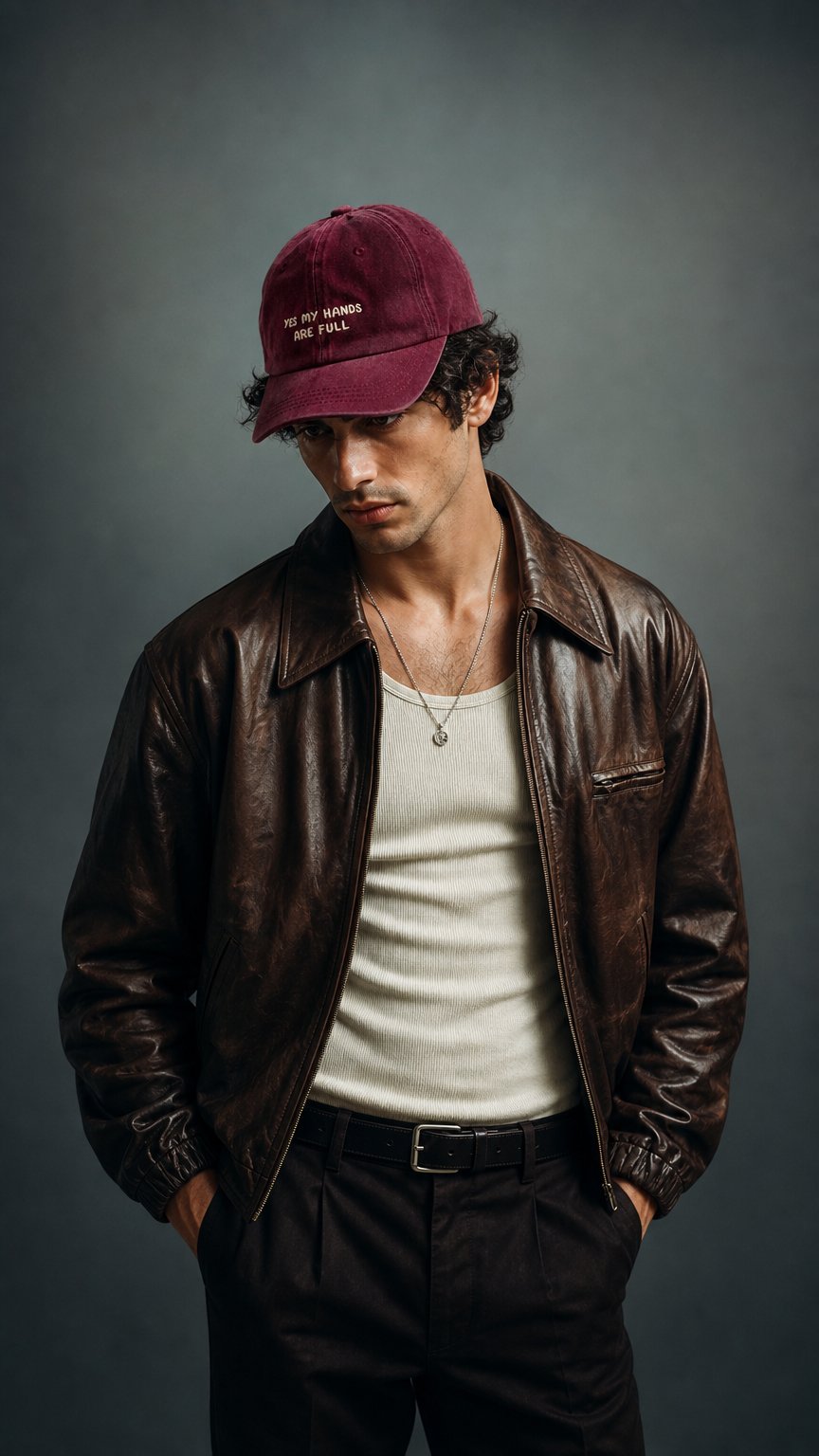 AI product shot of Full Hands Maroon | Adult