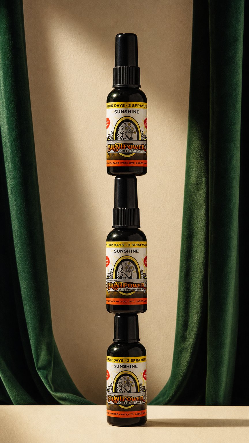 AI product shot of Sunshine Air Freshener Spray Bundle (3 pack)