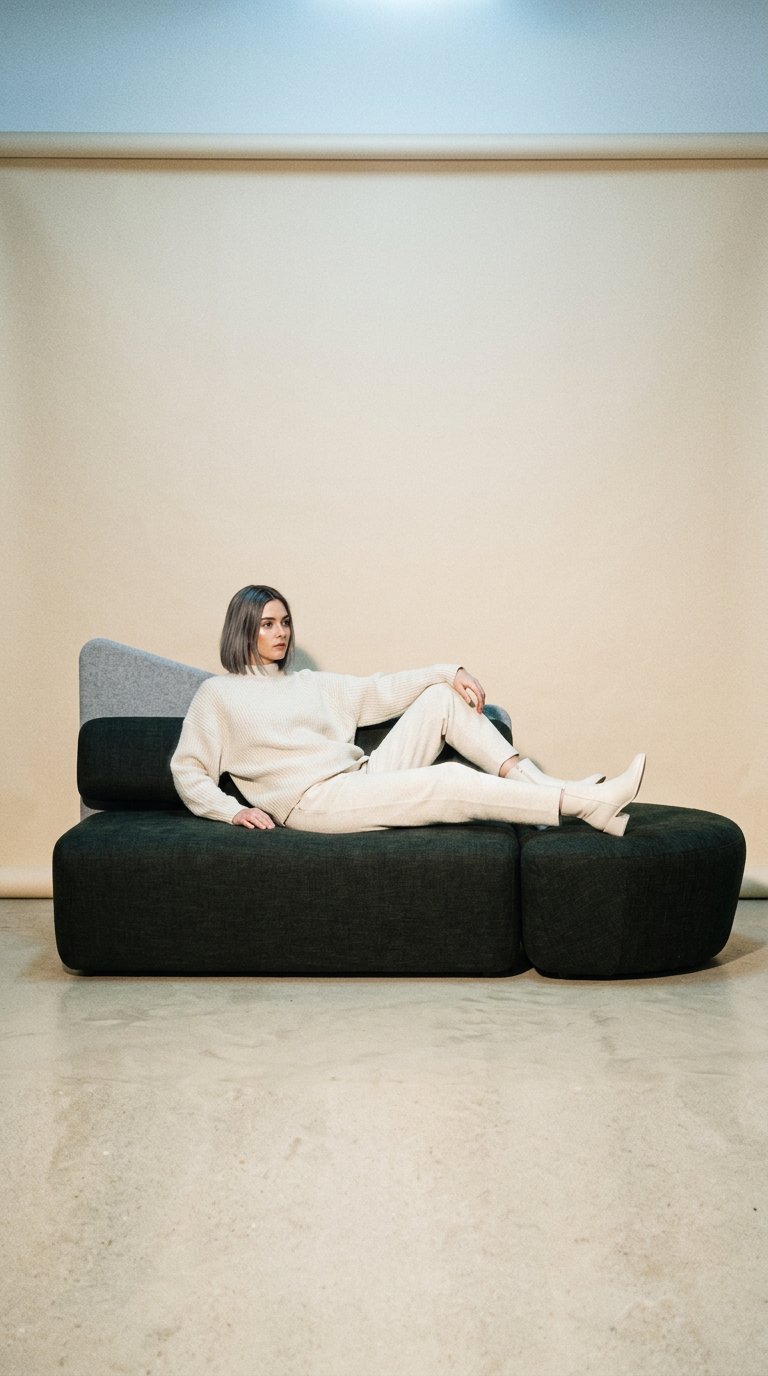 AI product shot of Retreat Lounge Modular – modular soft seating