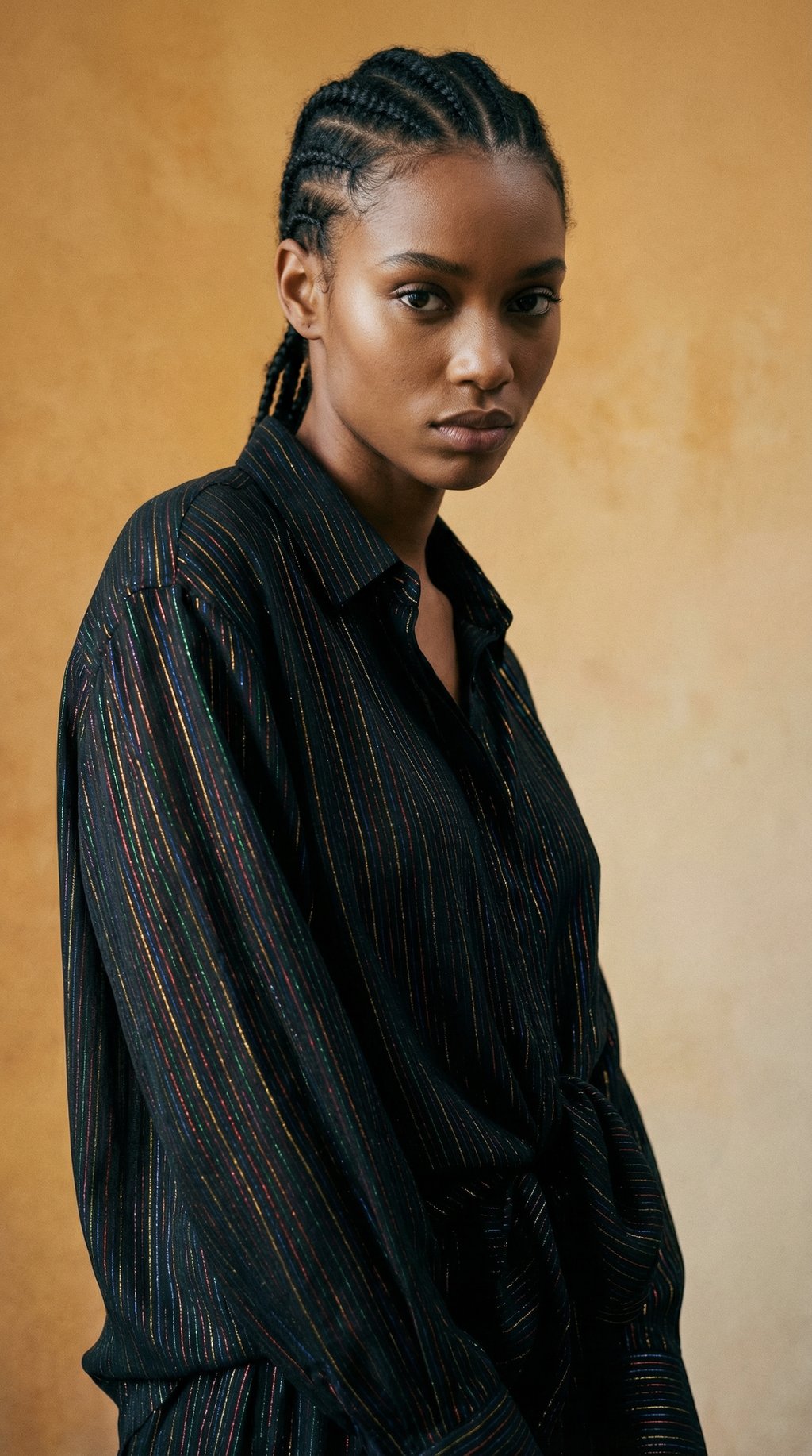 AI product shot of Ochna Cotton Lurex Shirt