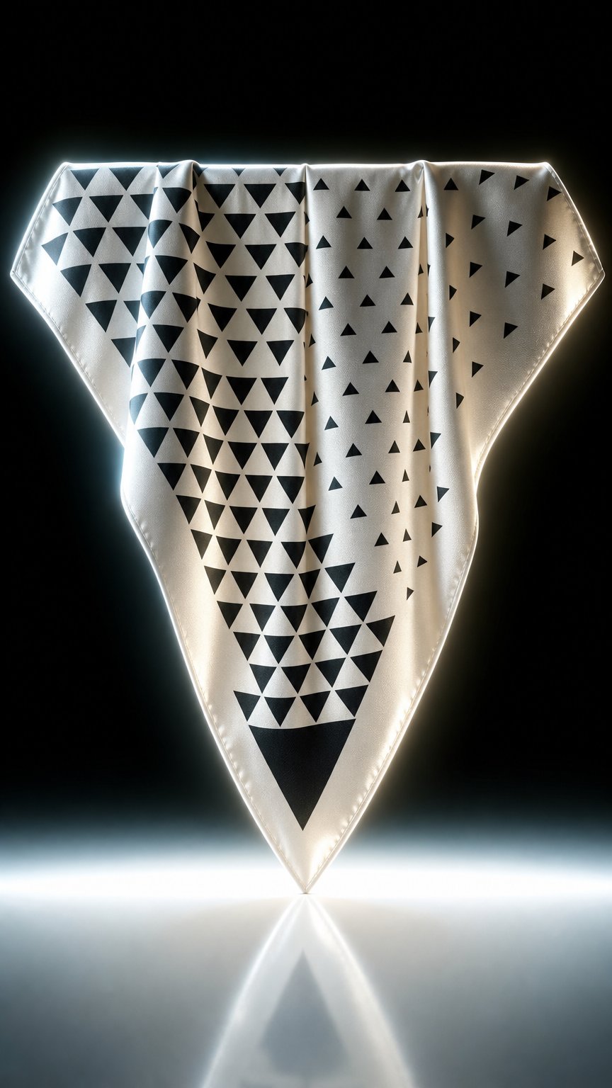 AI product shot of Square Satin Hijab