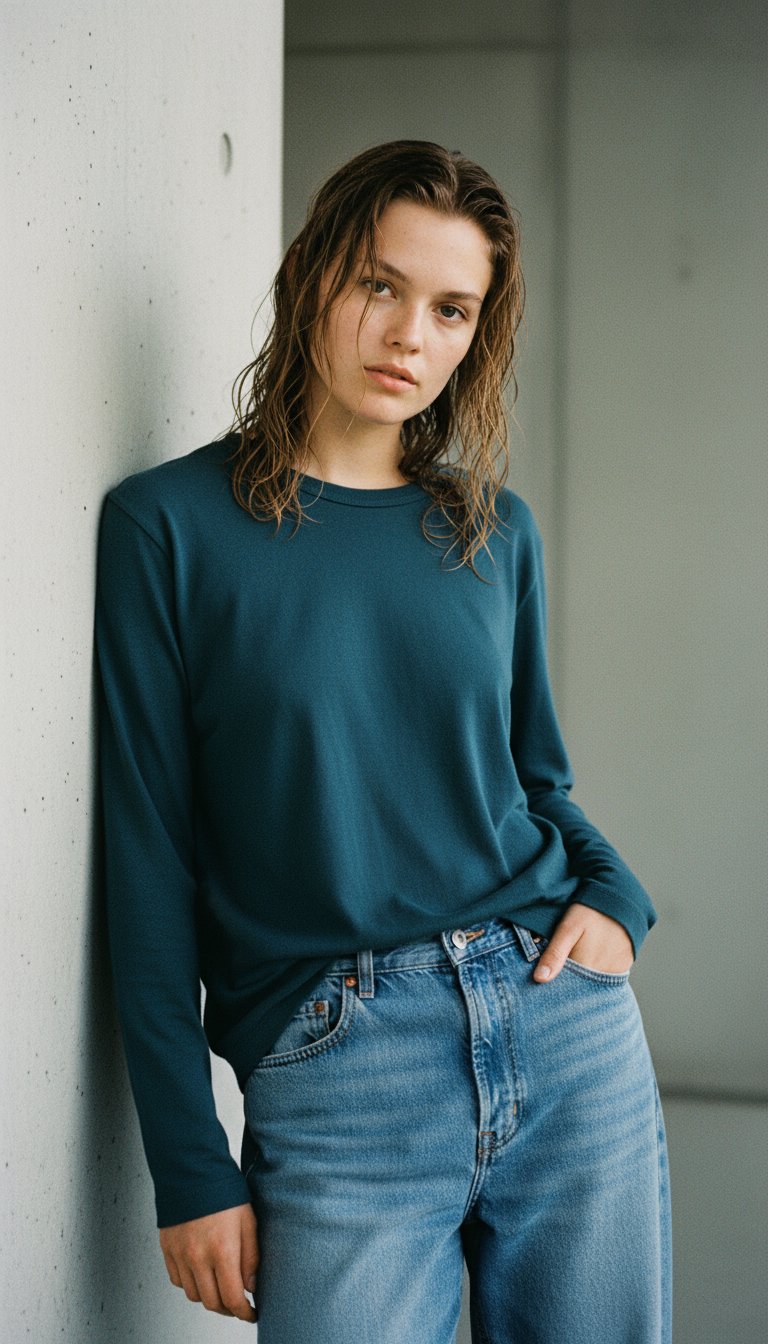 AI product shot of Basic Longsleeve