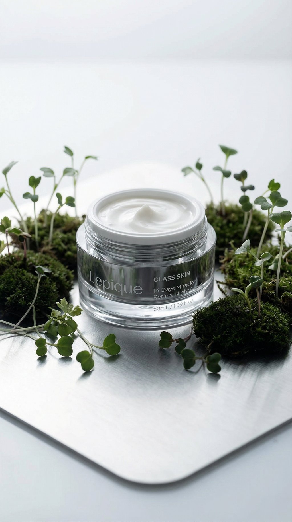 AI product shot of Lepique Glass Skin 14 Days Miracle Retinol Night Cream *Amazon's Choice