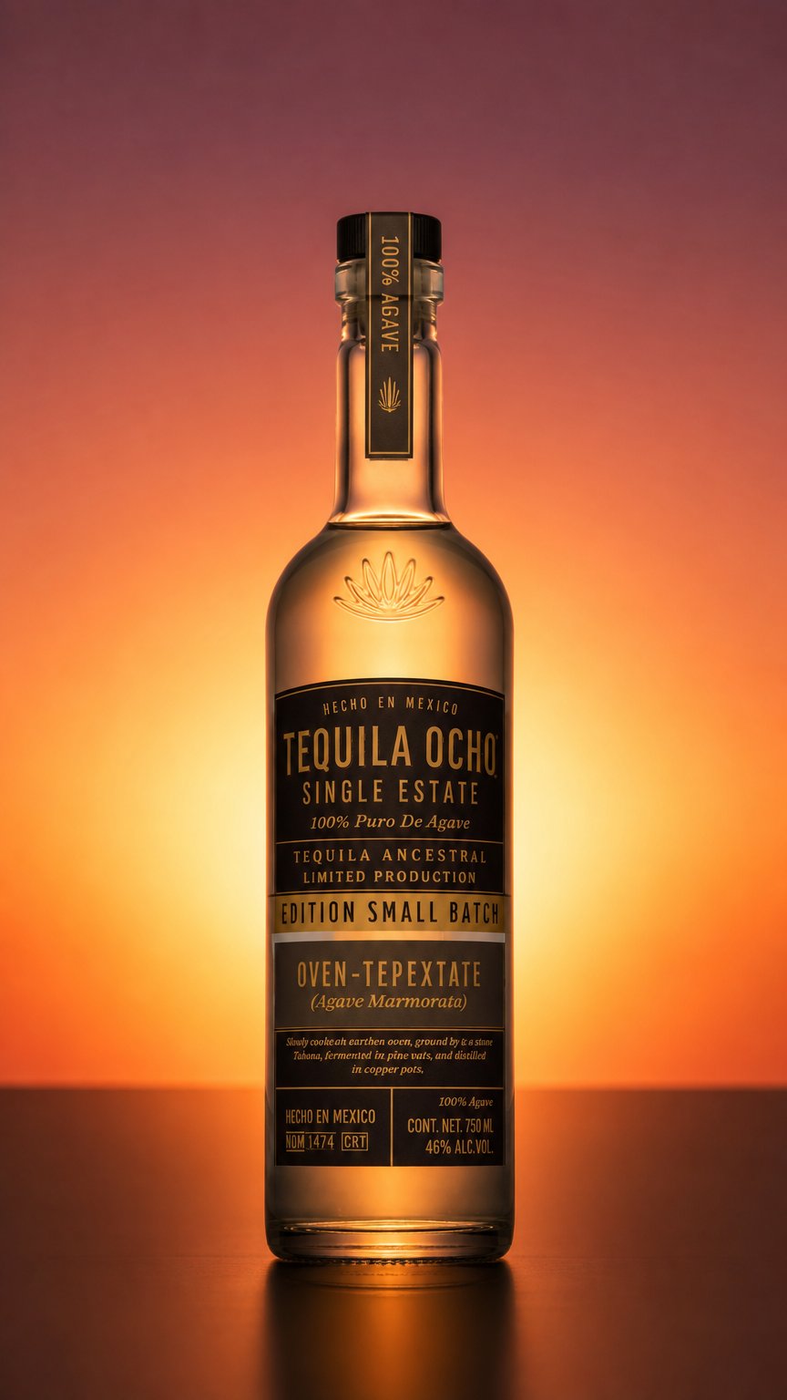 AI product shot of Wild Ones Tepextate Mezcal