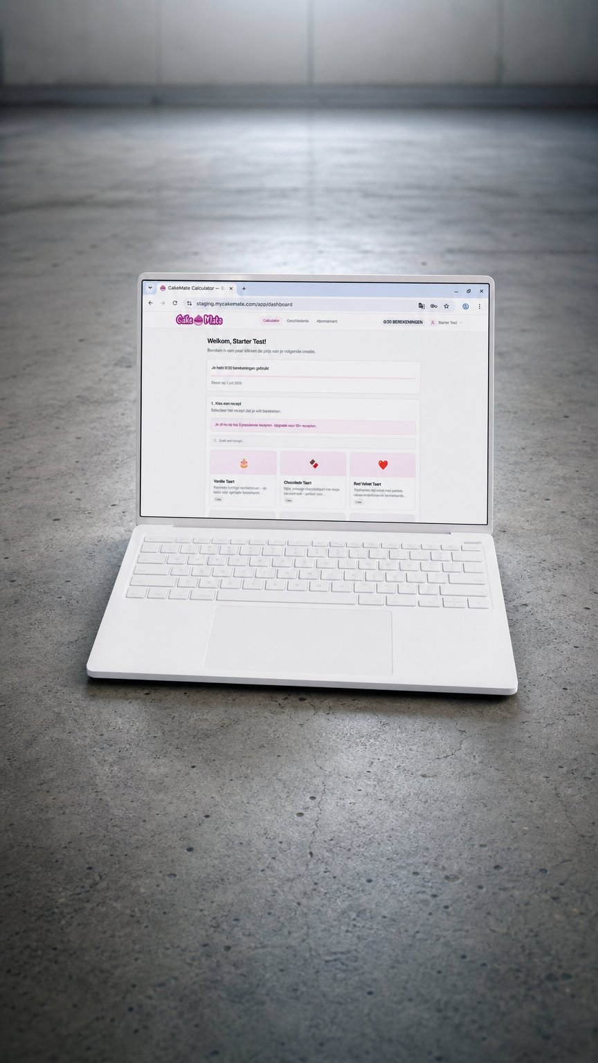 AI product shot of CakeMate