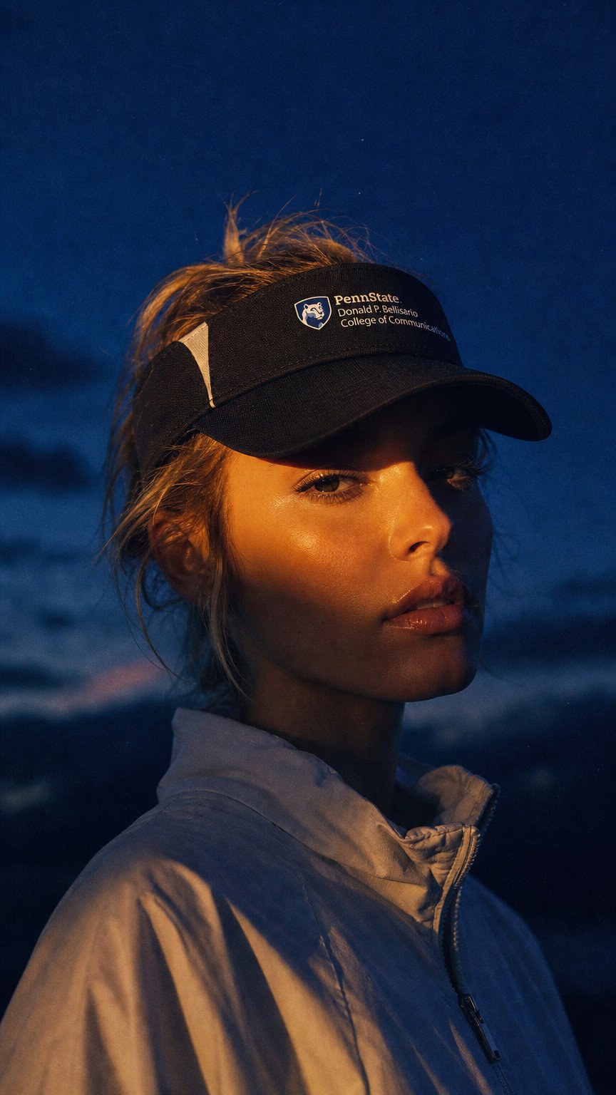 AI product shot of SPORT-TEK COLORBLOCK VISOR