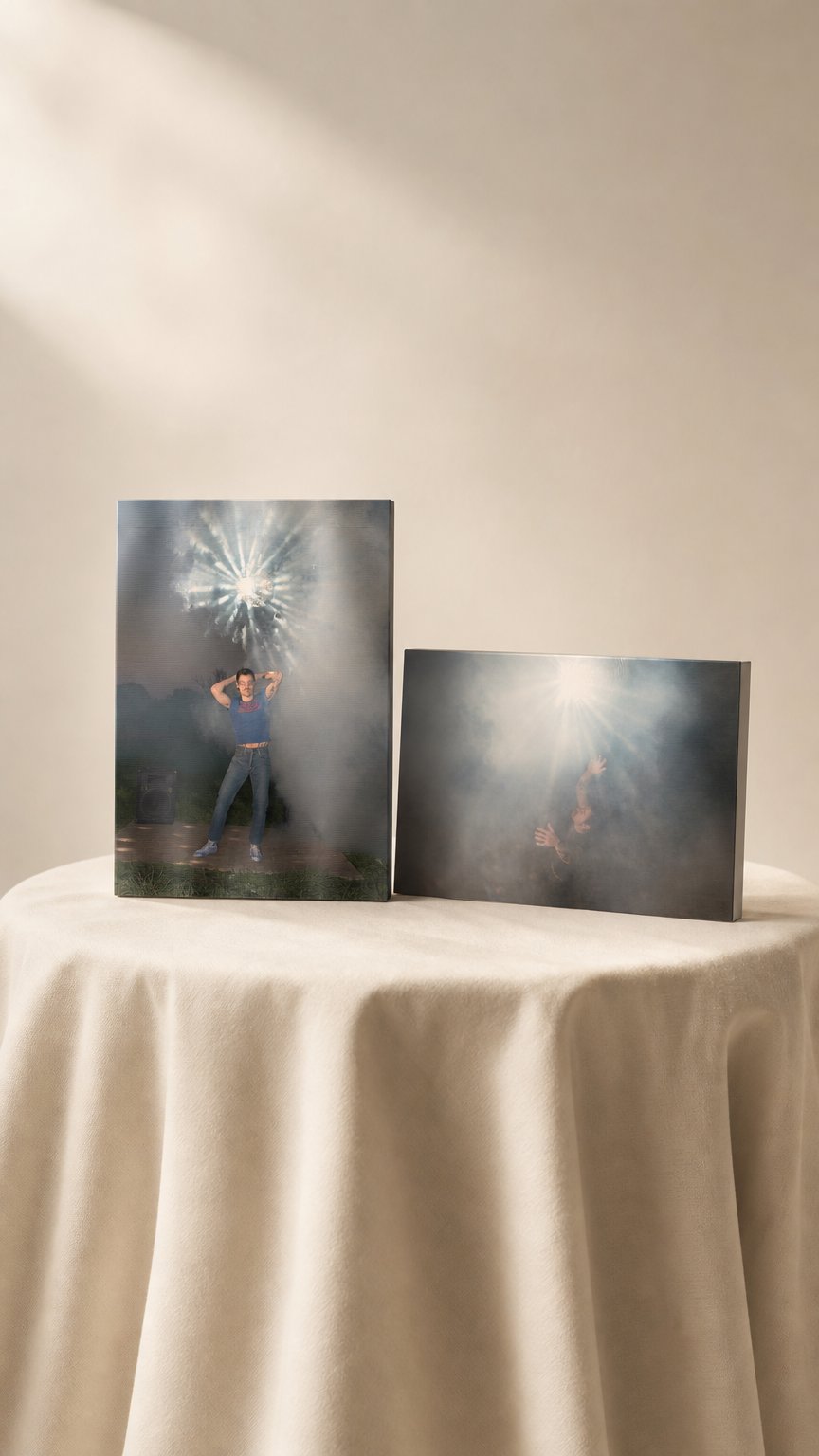 AI product shot of LET THE LIGHT IN LENTICULAR