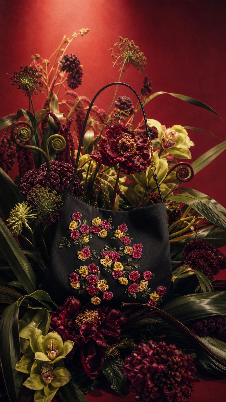 AI product shot of Pocket Hana Bag in Black