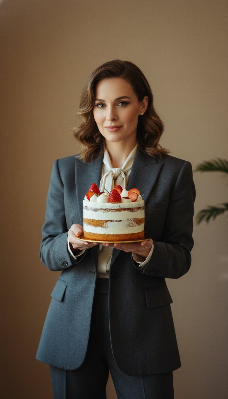 AI product shot of Gluten Free Cake