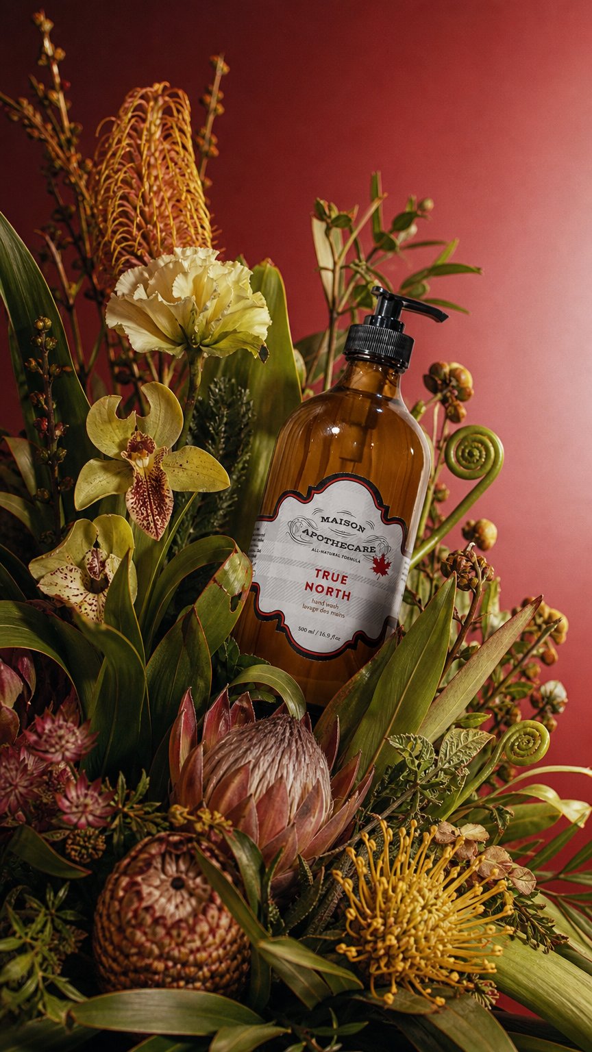 AI product shot of Hand Wash - True North