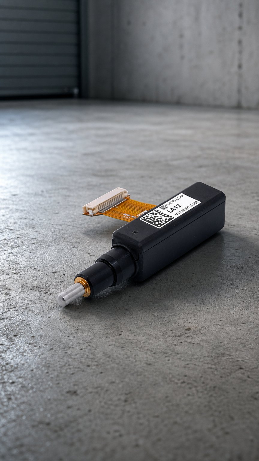 AI product shot of Linear Actuator: 6v / 10mm stroke / 8N