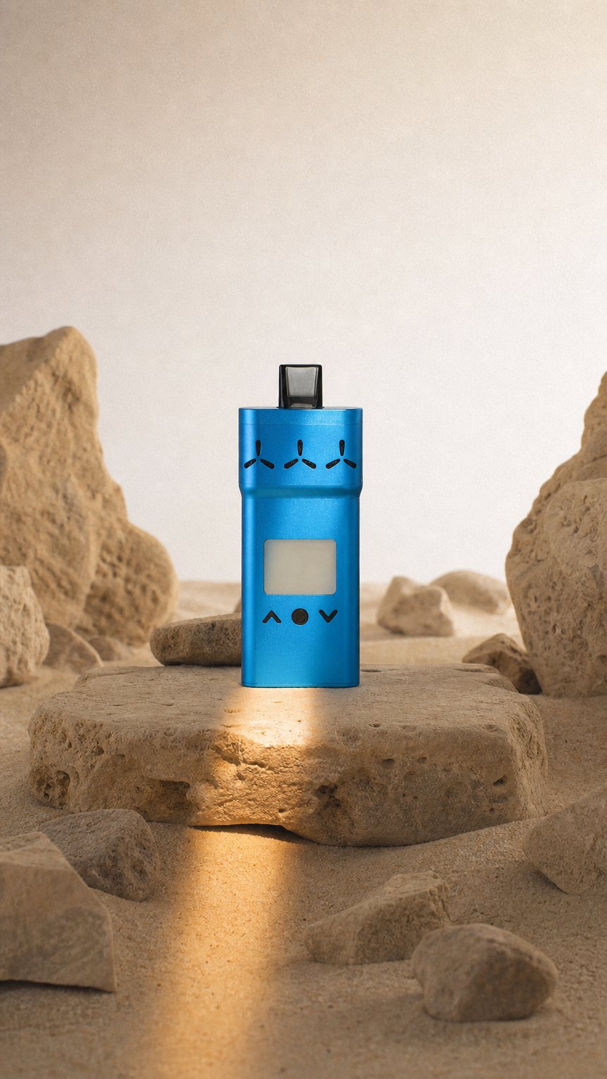 AI product shot of Vaporizer AirVape "X" - Farbe: Blau