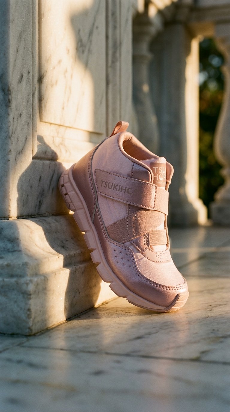 AI product shot of TSUKIHOSHI GIRLS PINK/ROSE TOKYO