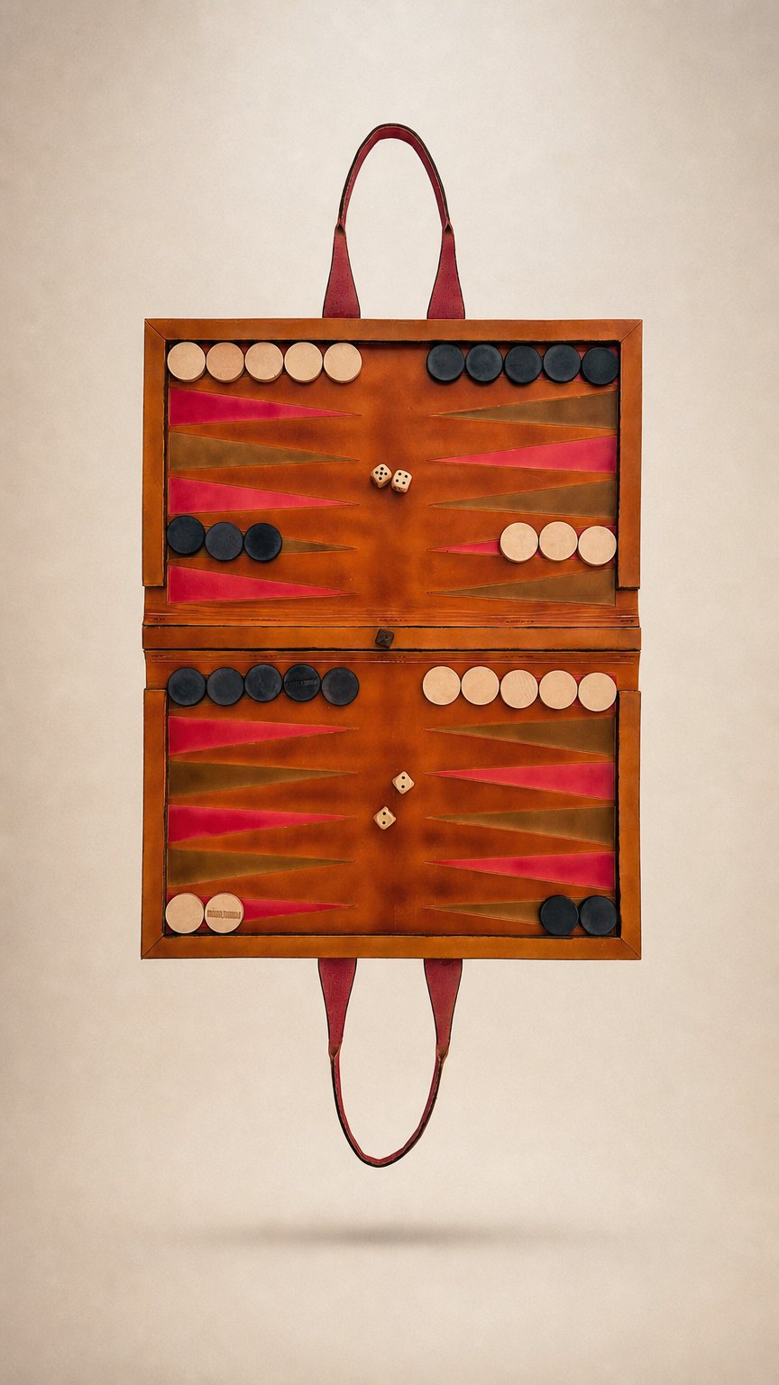 AI product shot of Drifter Backgammon Board
