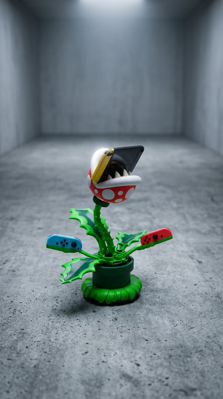 AI product shot of Dock di Ricarica per Nintendo Switch